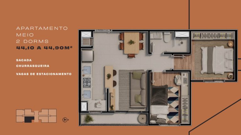 Apartamento na Planta em Canoas – Linq