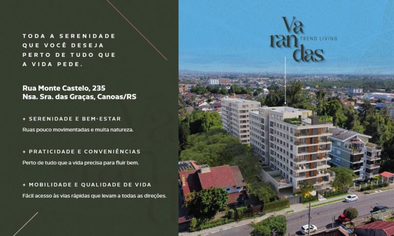 Apartamento na Planta em Canoas – Varandas – 3 dormitórios